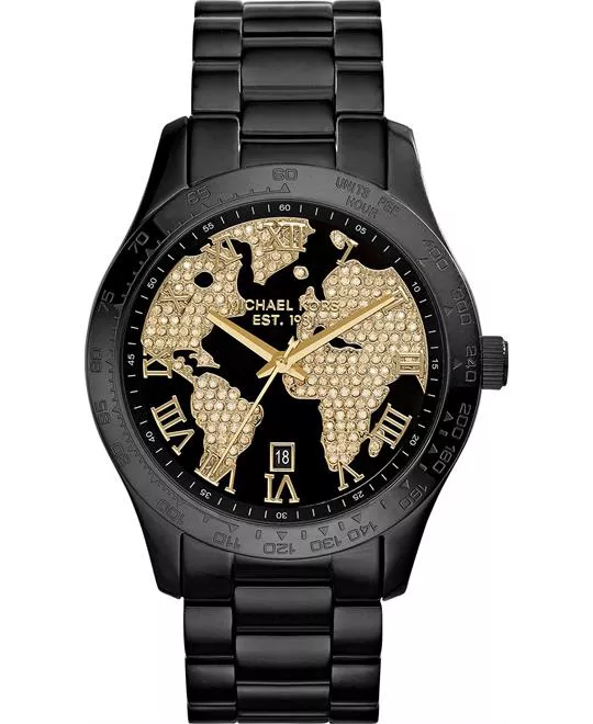 Michael Kors Layton Black Watch 44mm 