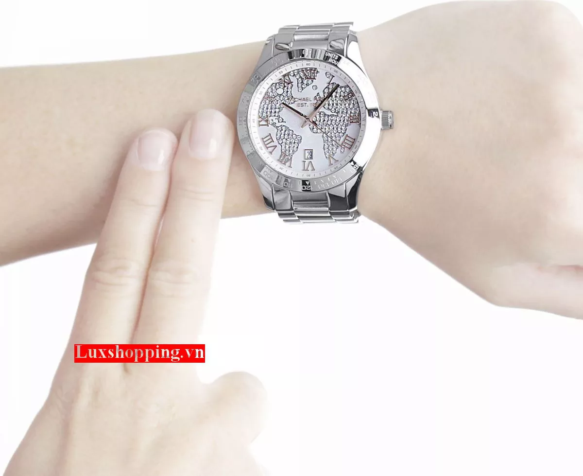 Michael Kors Layton Pave Watch 44mm 