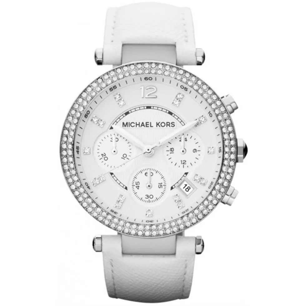 Michael Kors Parker White Watch 39mm