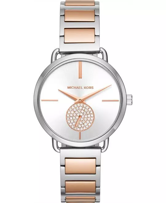 Michael Kors Portia Two-Tone Watch 37mm