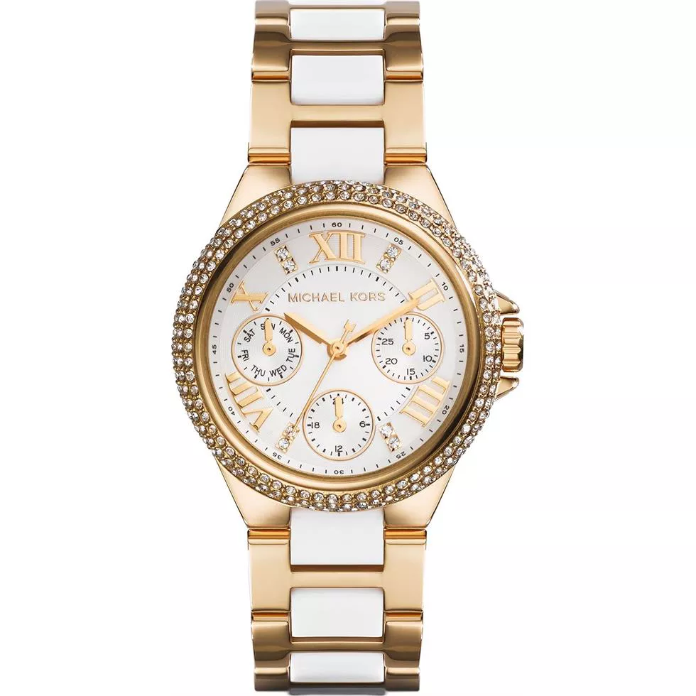 Michael Kors Camille Gold Plated Women's Watch 33mm