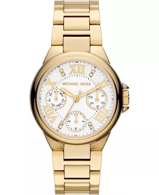Michael Kors Camille Glitz Gold Watch 33mm