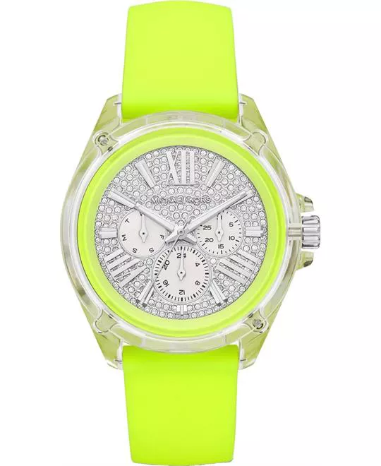 Michael Kors Wren Pavé Neon Watch 42mm