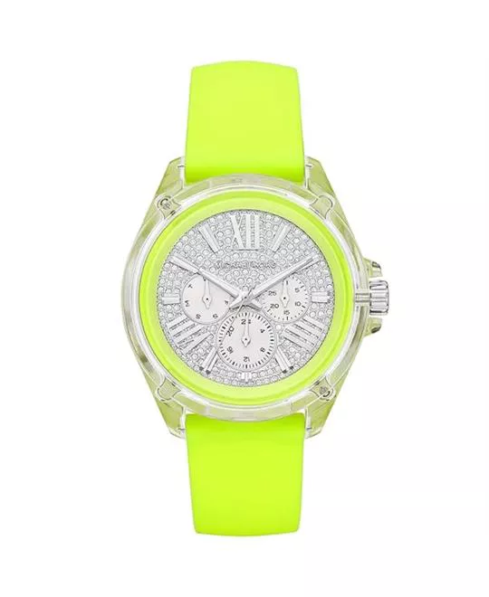 Michael Kors Wren Pavé Neon Watch 42mm