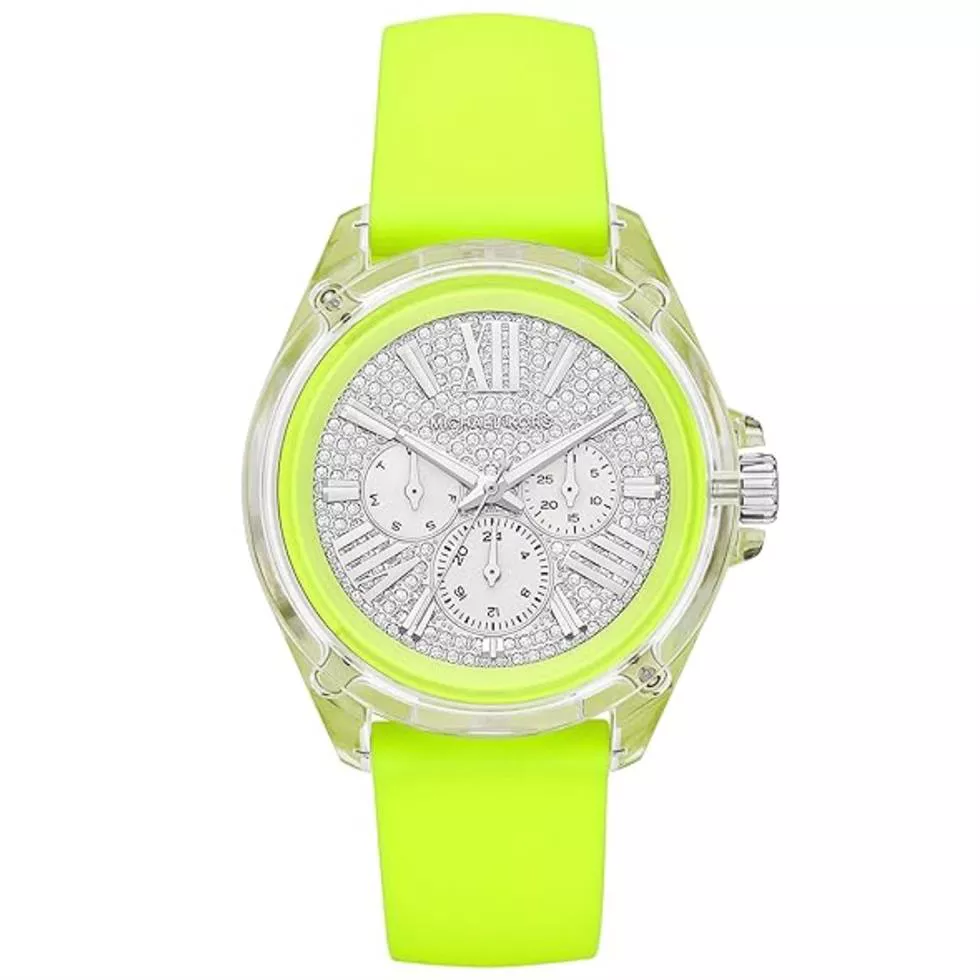 Michael Kors Wren Pavé Neon Watch 42mm