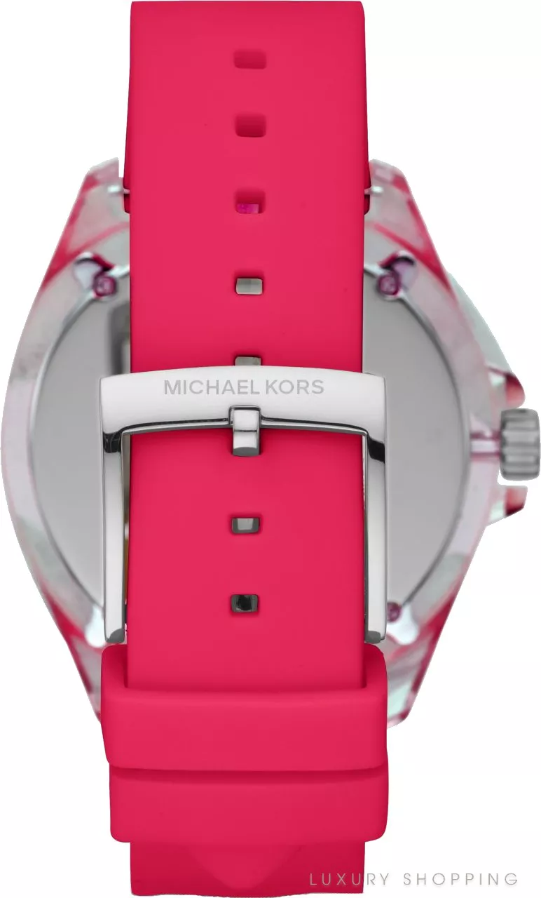 Michael Kors Wren Pavé Silicone Watch 42mm