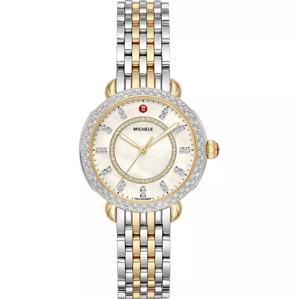 Michela Sidney Classic Diamond Watch 33mm