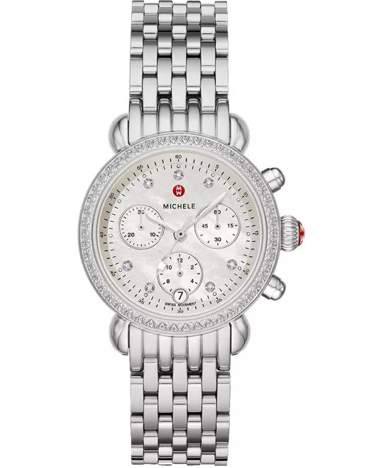 Michele CSX 36 Diamond Watch 36mm x 43 mm