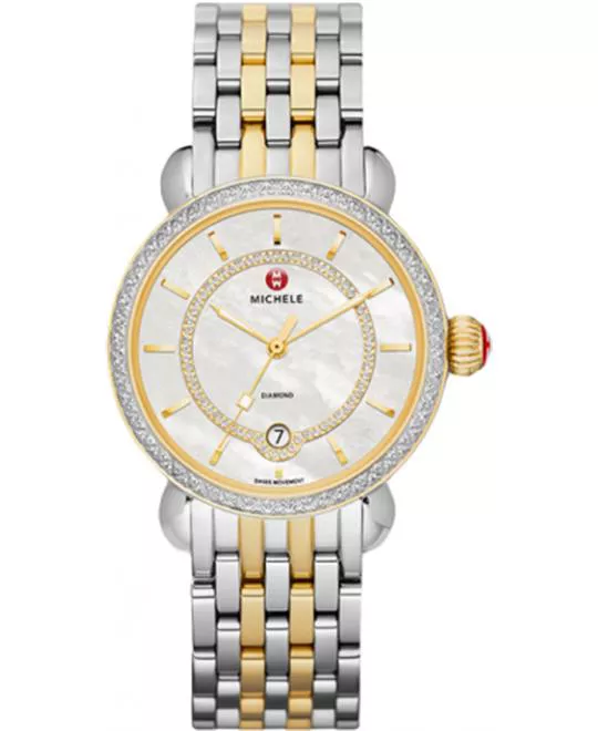MICHELE CSX Elegance Mother of Pearl Ladies 36mm