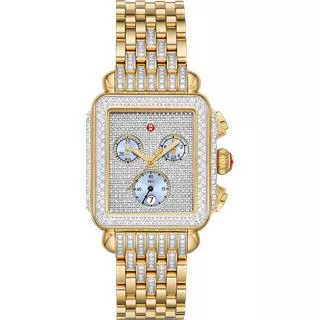 Michele deco clearance diamond watch replica