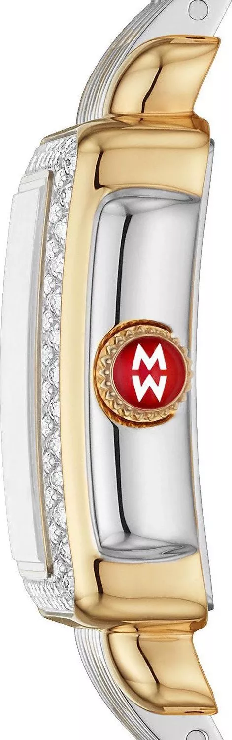 Michele Deco Diamond Watch 22mm X 32mm