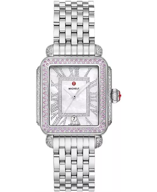 Michele Deco Madison Pink Limited Edition Watch 35mm