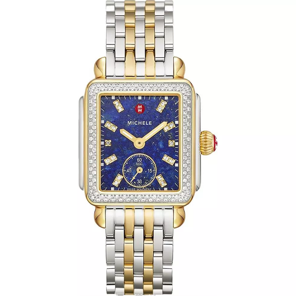 Michele Deco Mid Two-Tone Diamond Watch 29MM