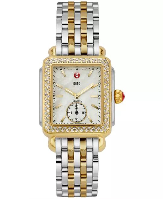Michele Deco Diamond Gold Watch 29*31mm