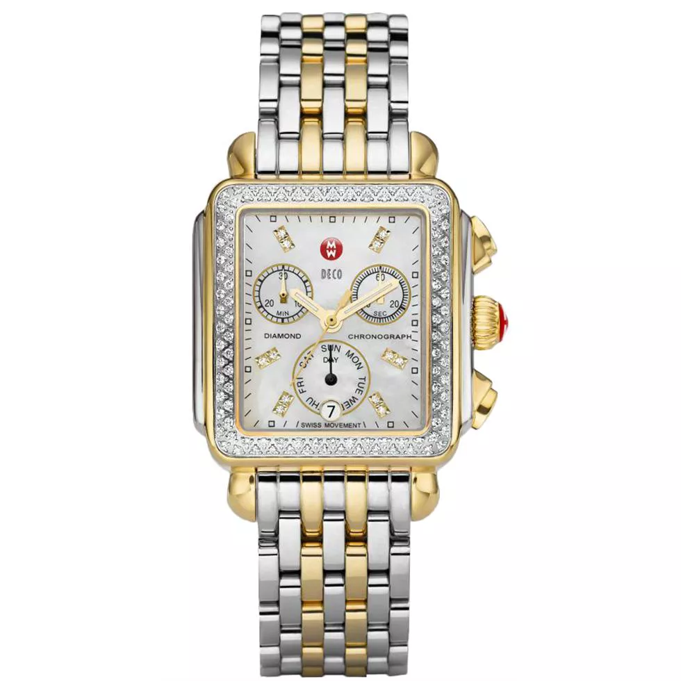 Michele Deco Diamond Watch 33*35mm