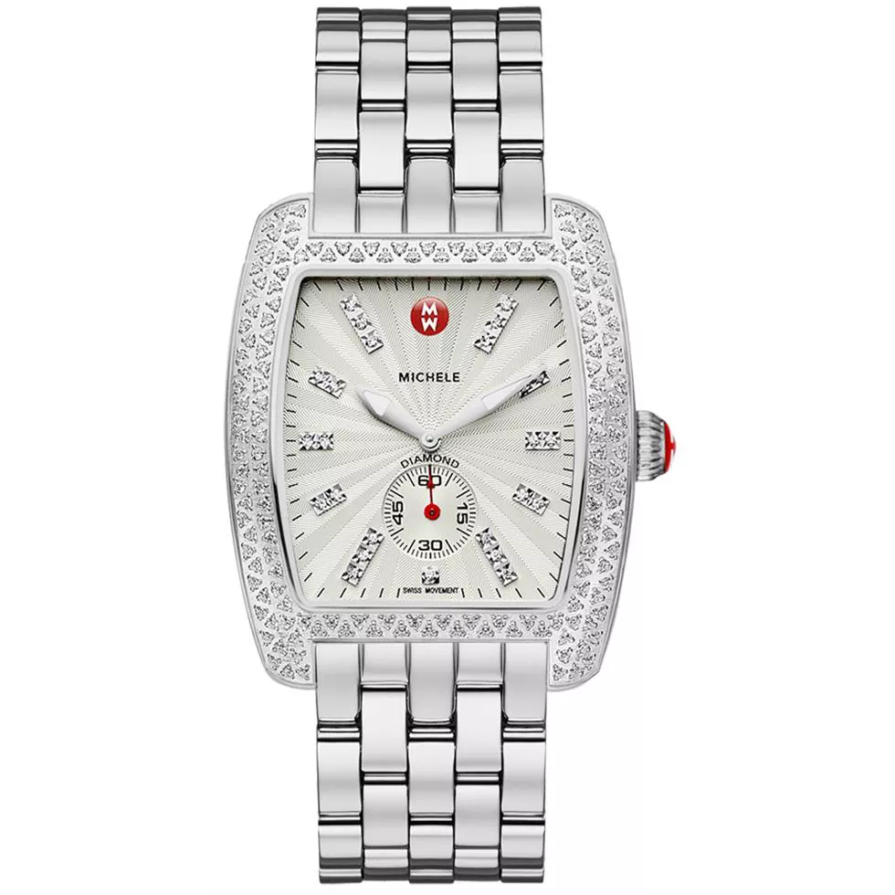 Michele Ladies Stainless Steel 36mm X 37mm