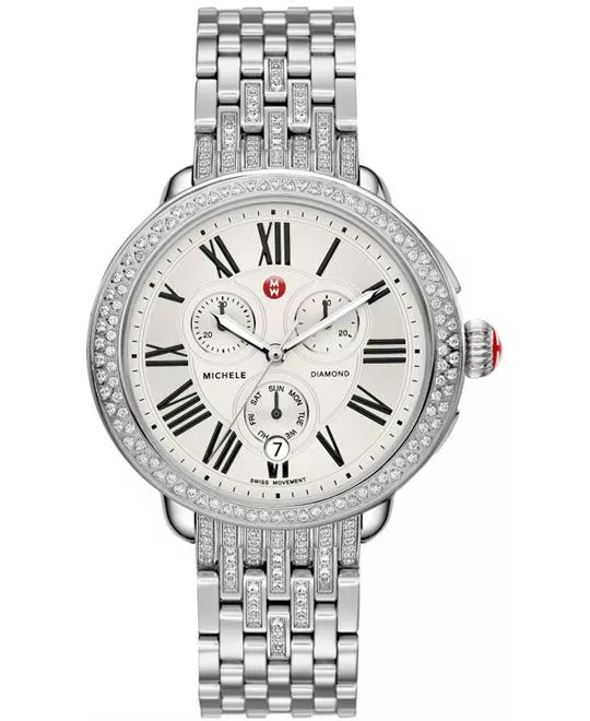 Michele Ladies Stainless Steel 40mm X 38mm
