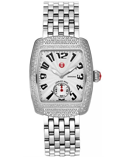 Michele Ladies Stainless Steel Polished Solid 29mm X 30mm