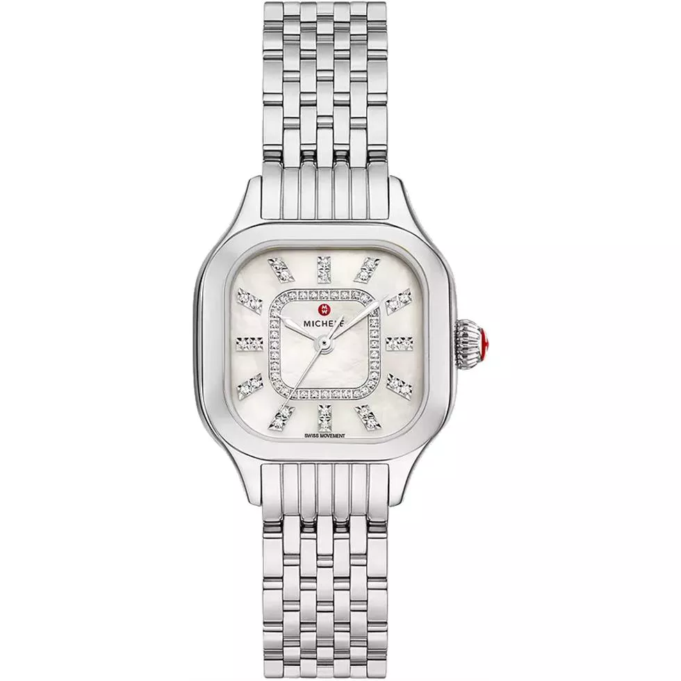 Michele Meggie Diamond Mother of Pearl Watch 