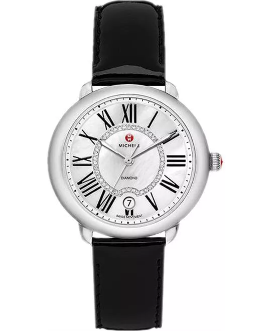 Michele Serein Mid 16 Diamond Watch 36 x 34mm