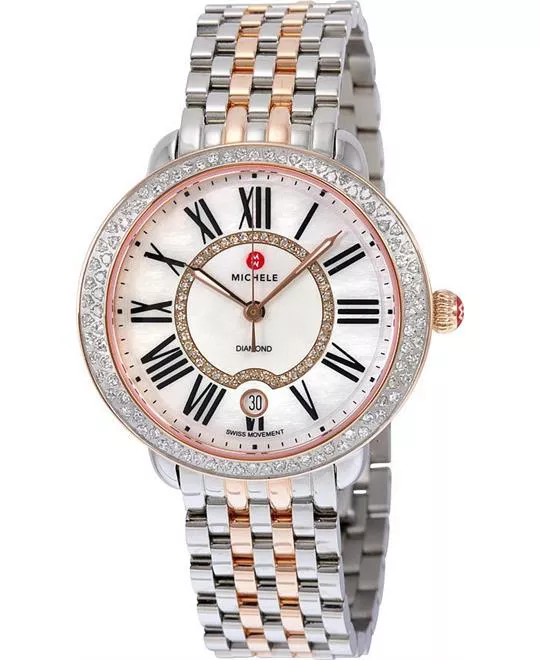 Michele Serein Mother of Pearl Watch 36mm