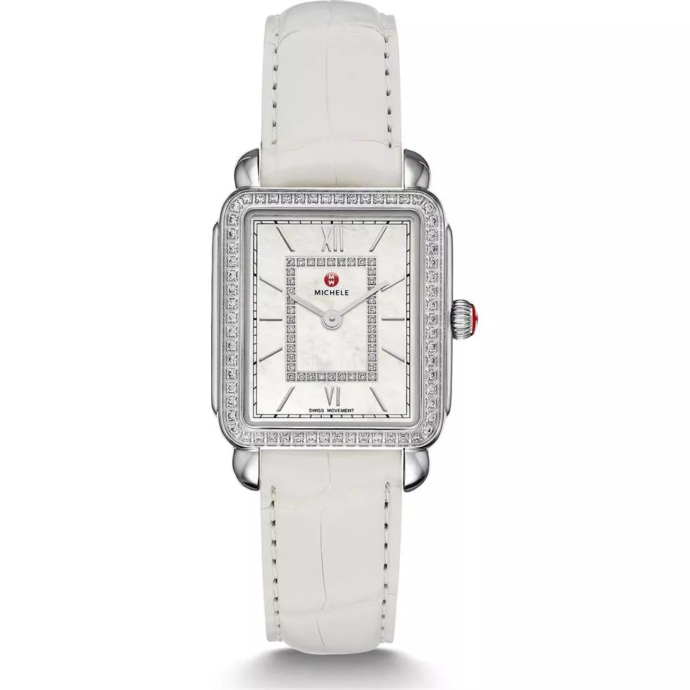 Michile Deco II Mid-size Diamond White Watch 26.27.5mm