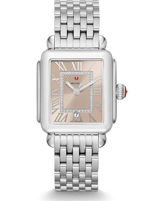 Michile Deco Madison Beige Diamond Watch 33*35mm