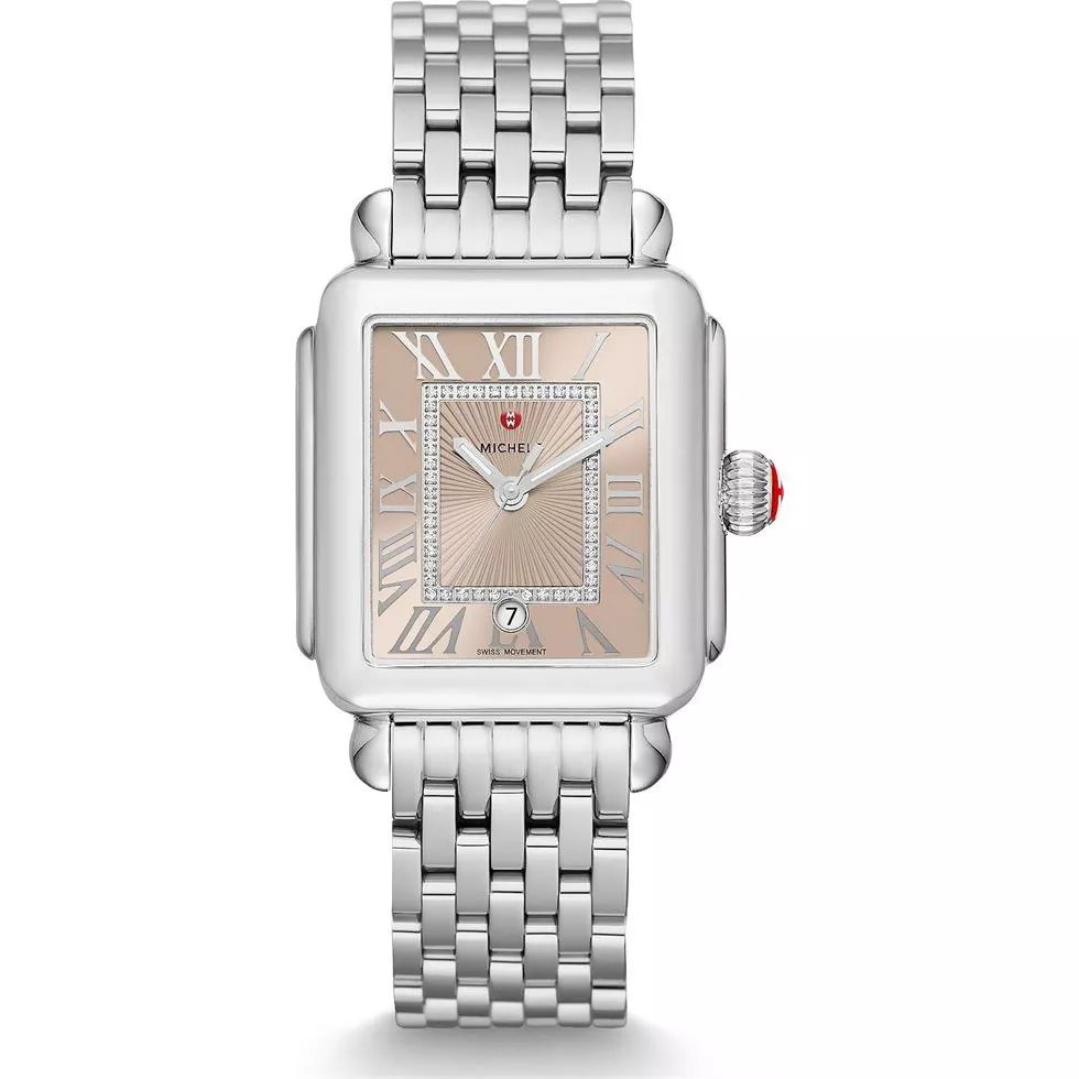 Michile Deco Madison Beige Diamond Watch 33*35mm