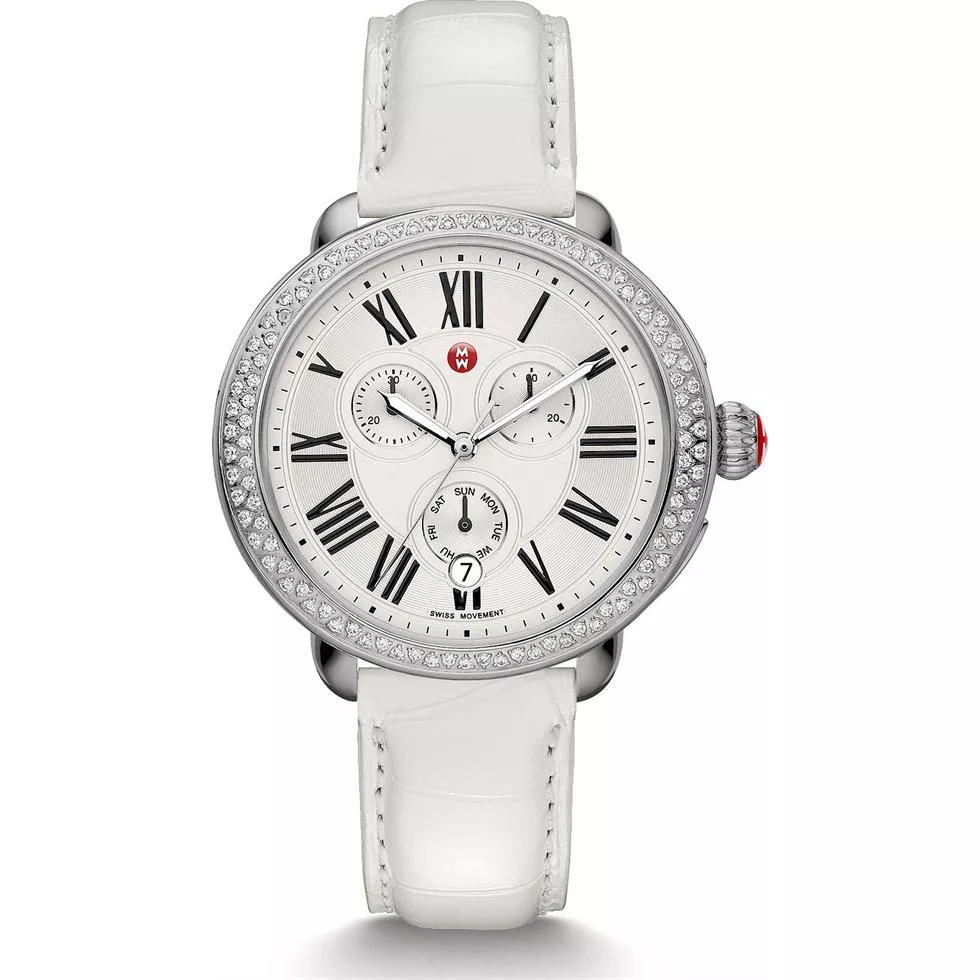 Michile Serein Diamond White Watch 40*38mm