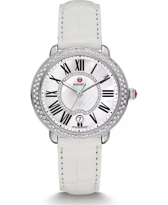 Michile Serein Mid Diamond White Watch 36*34mm