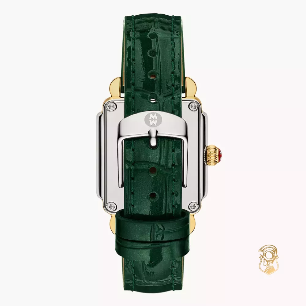 Michile Special Edition Deco Madison Mid Pavé Two-Tone 18K Gold-Plated Watch 31mm