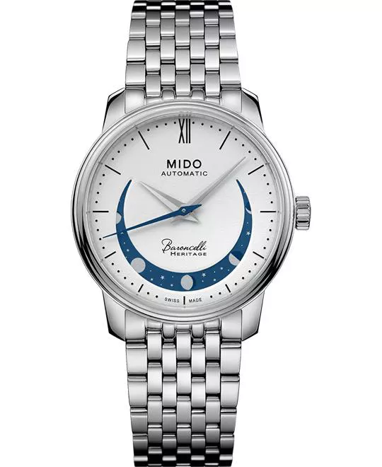 Mido Baroncelli Smiling Moon M027.207.11.010.01 Lady 33mm