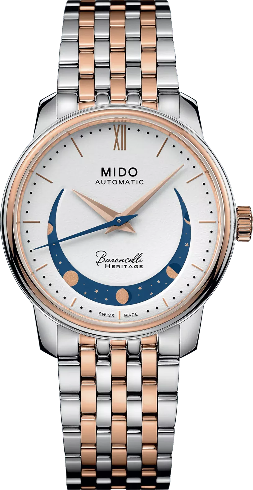 Mido Baroncelli Smiling Moon M027.207.22.010.01 Lady 33mm
