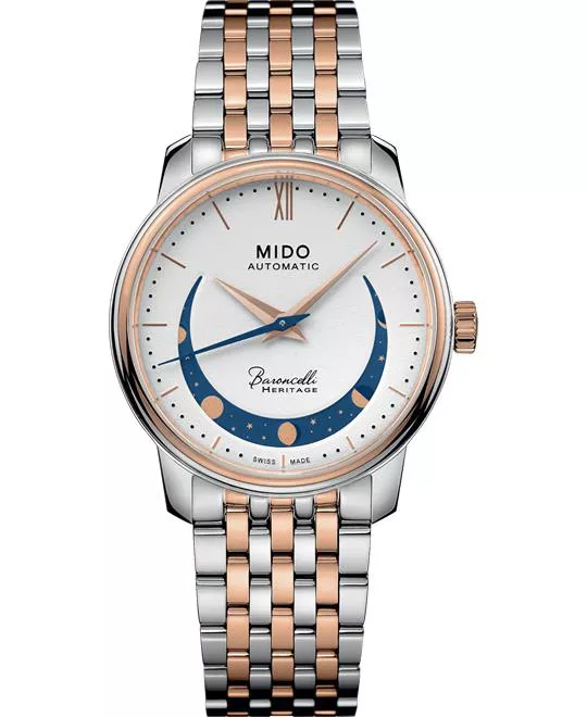 Mido Baroncelli Smiling Moon M027.207.22.010.01 Lady 33mm