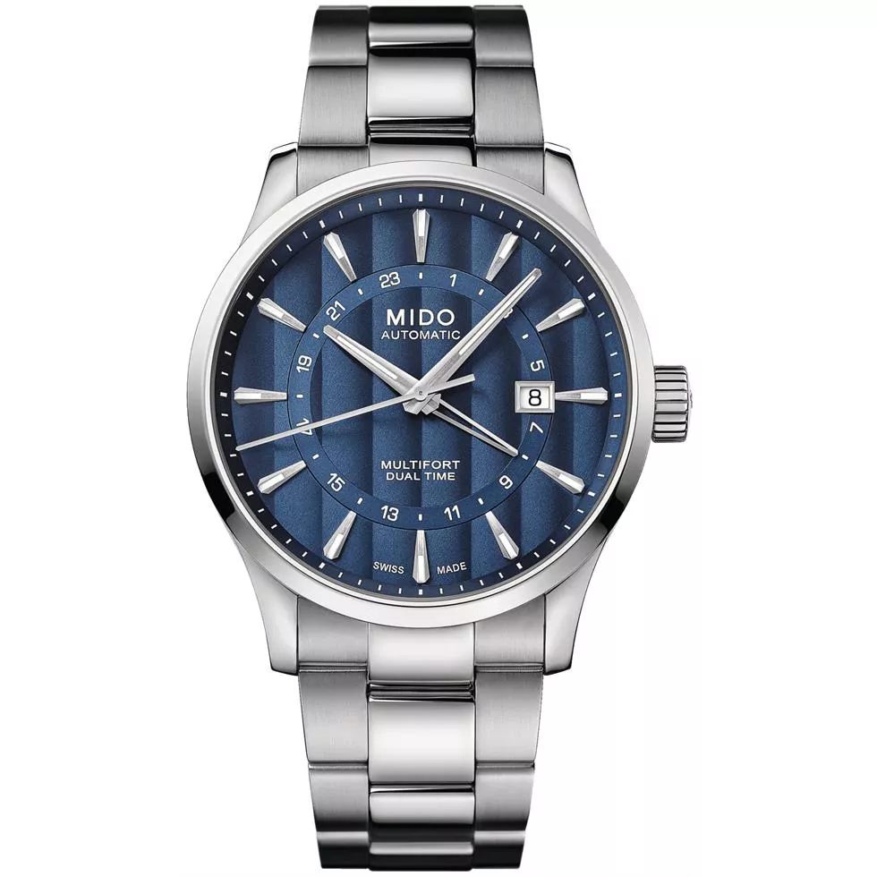 Mido Multifort Dual Time M038.429.11.041.00 Watch 42MM