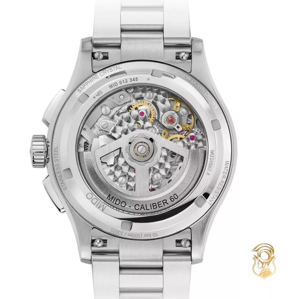 Mido Multifort M038.662.11.060.00 Skeleton Watch 43mm