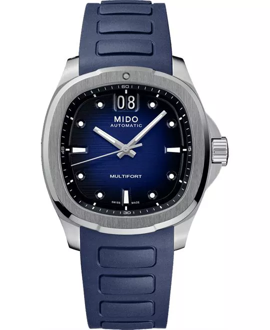 Mido Multifort Tv Blue Tone Watch 40mm