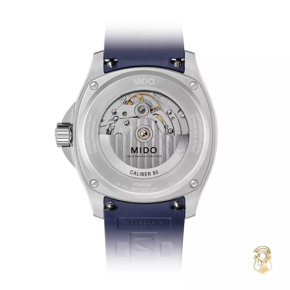 Mido Multifort Tv Blue Tone Watch 40mm