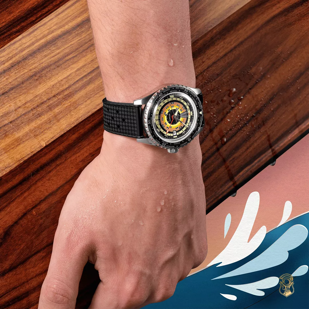 Mido Ocean Star Decompression Worldtimer Watch Set 40.5mm