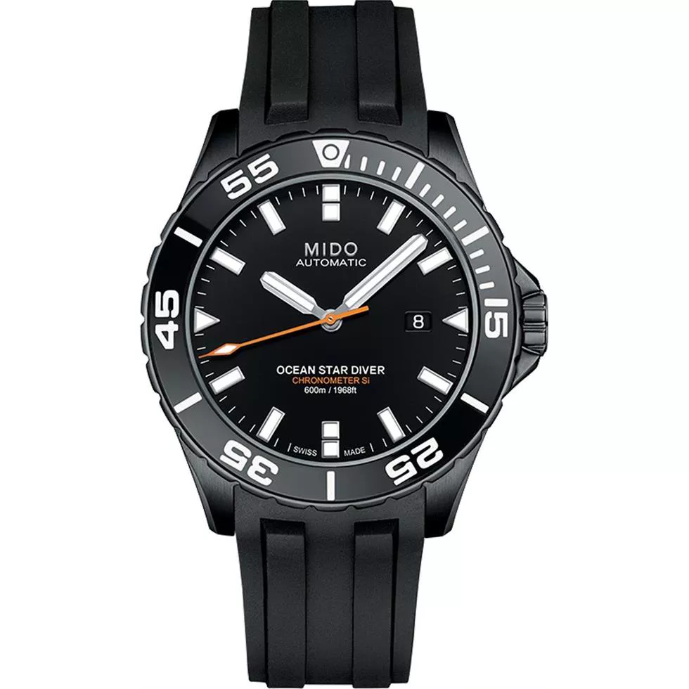 Mido Ocean Star M026.608.37.051.00 Diver 600 Watch 43.5mm