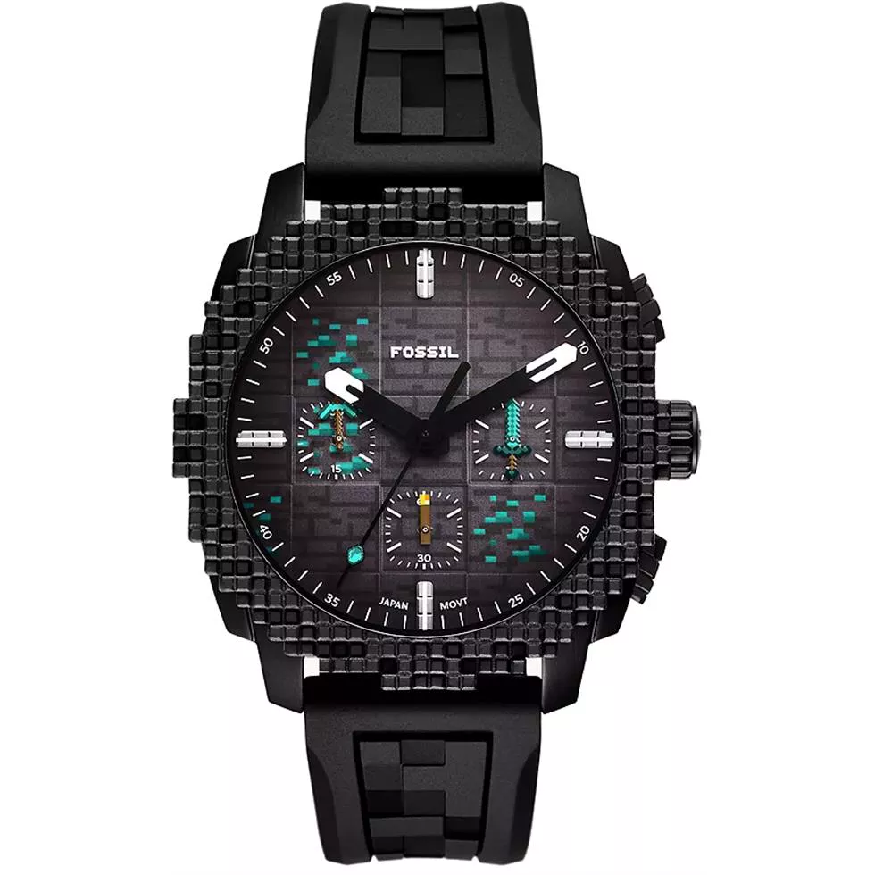 Minecraft x Fossil Limited-Edition Deepslate Watch 44mm