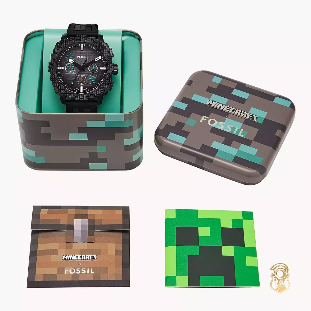 Minecraft x Fossil Limited-Edition Deepslate Watch 44mm