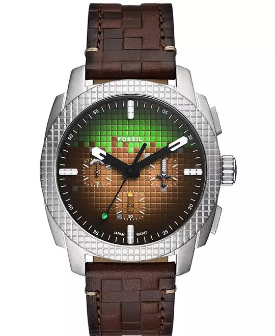 Minecraft x Fossil Limited-Edition Grass Block Watch 44mm