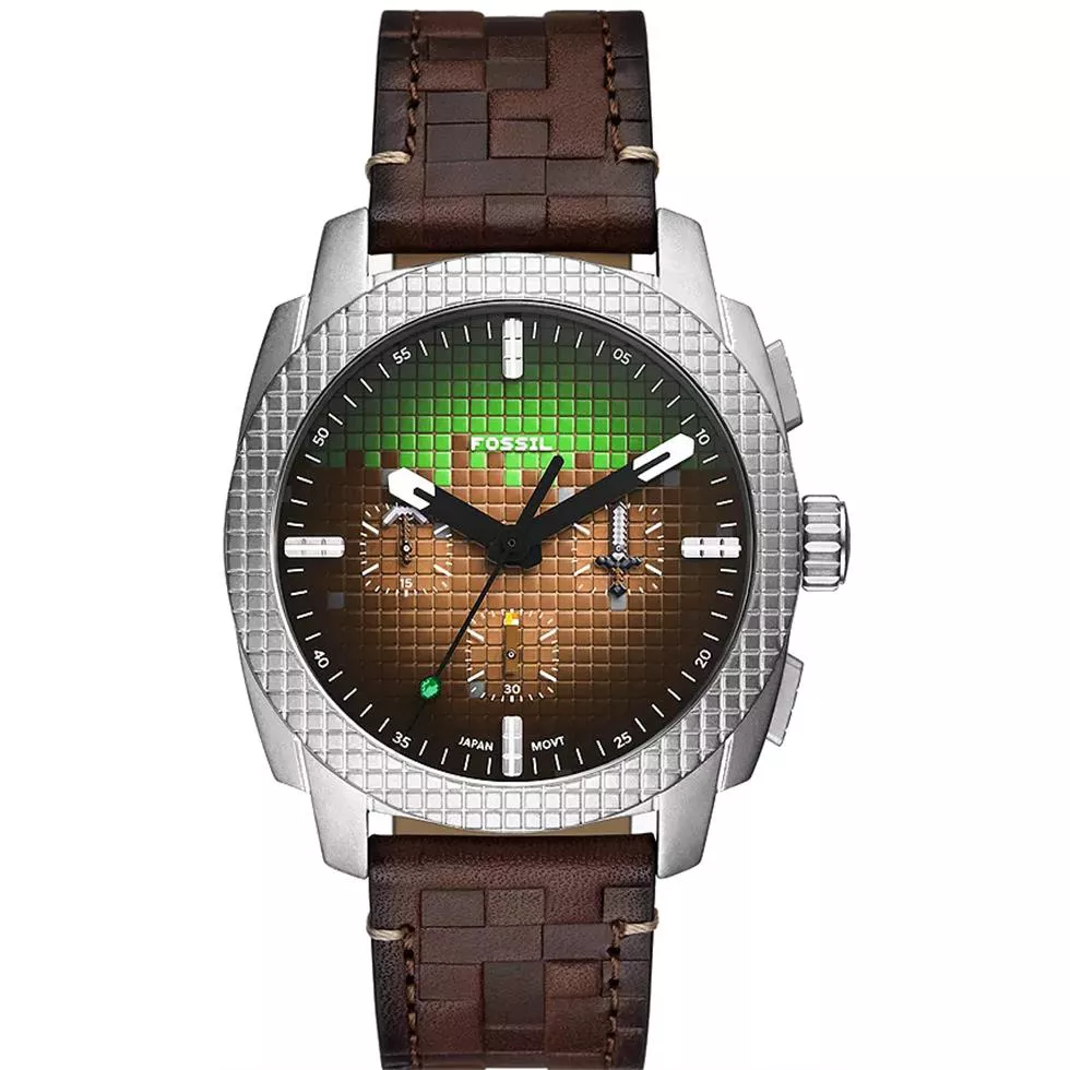 Minecraft x Fossil Limited-Edition Grass Block Watch 44mm