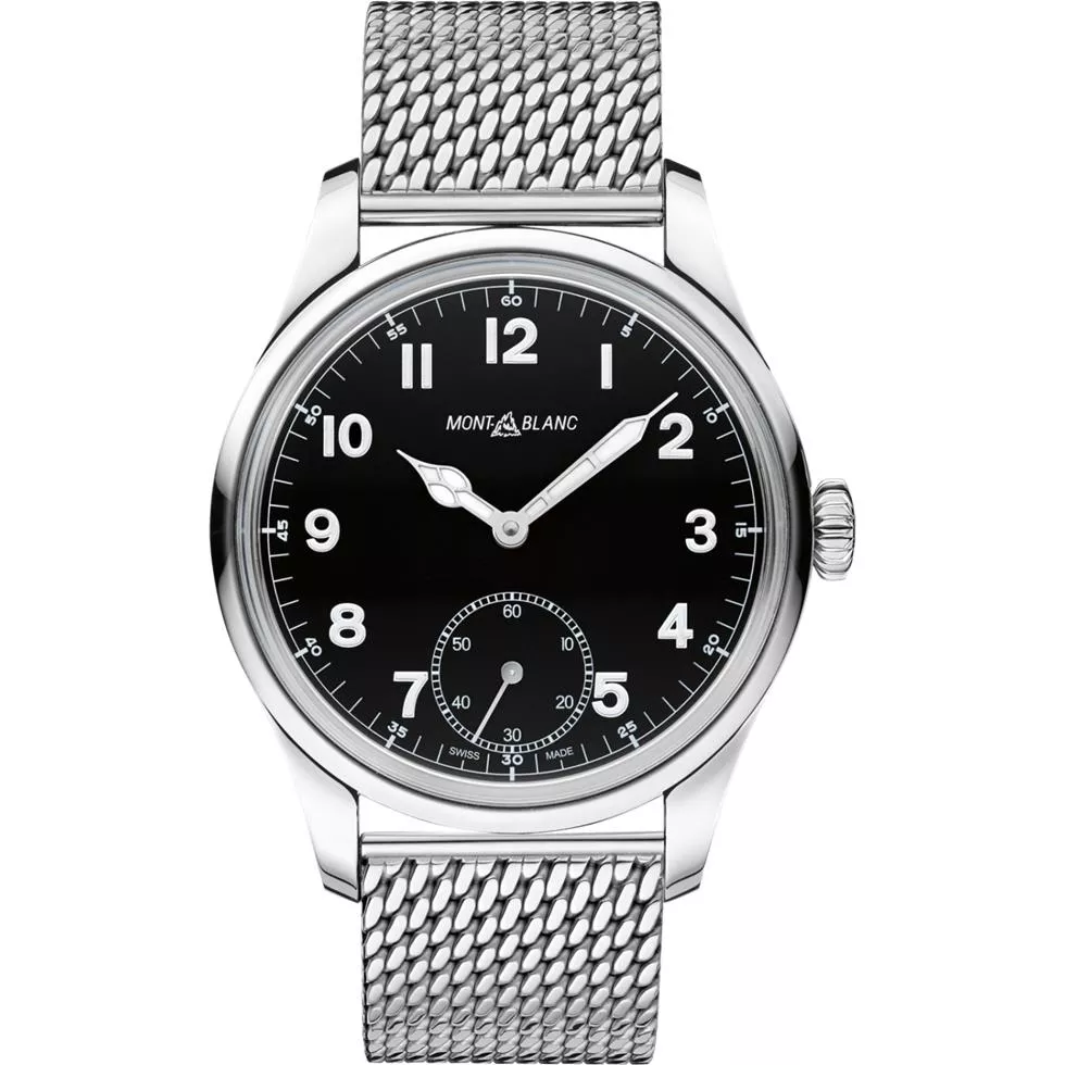 Montblanc 1858 112639 Manual Small Second Watch 47mm