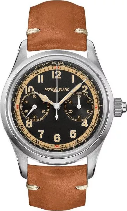  Montblanc 1858 125581 Monopusher Chronograph Watch 42mm