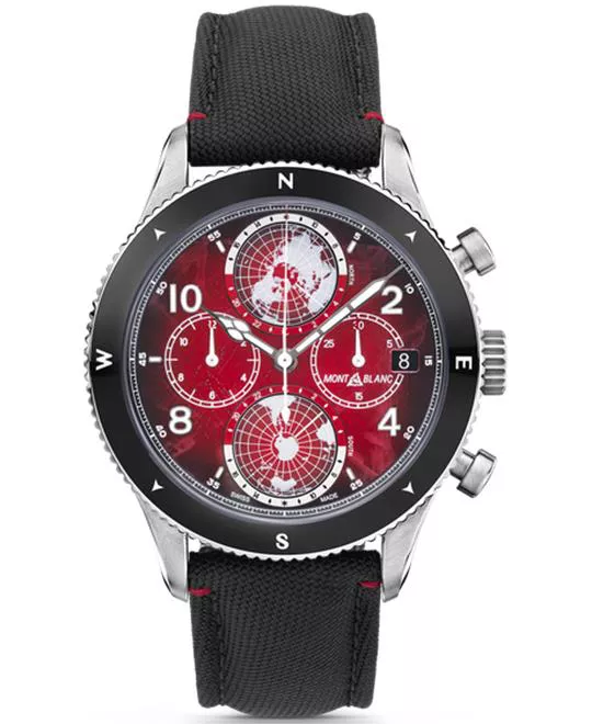 Montblanc 1858 Geosphere Chronograph Oxygen Limited Edition Watch 44mm