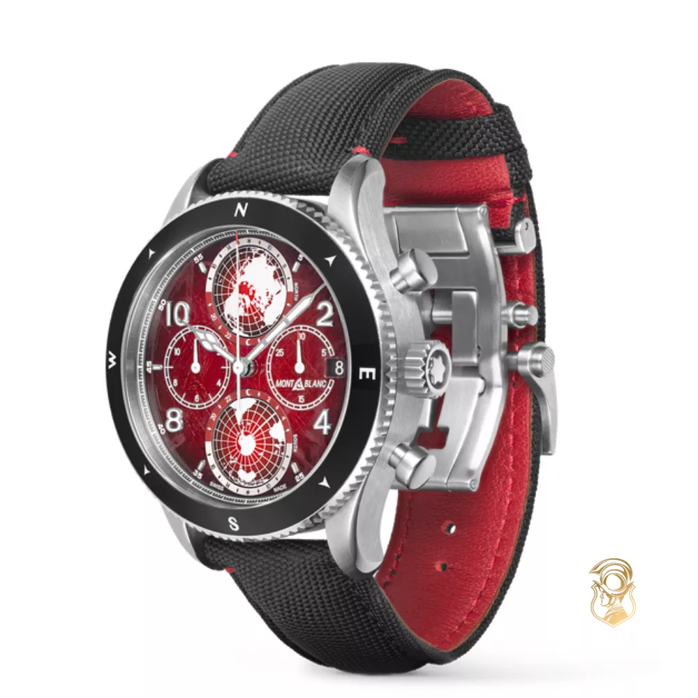 Montblanc 1858 Geosphere Chronograph Oxygen Limited Edition Watch 44mm