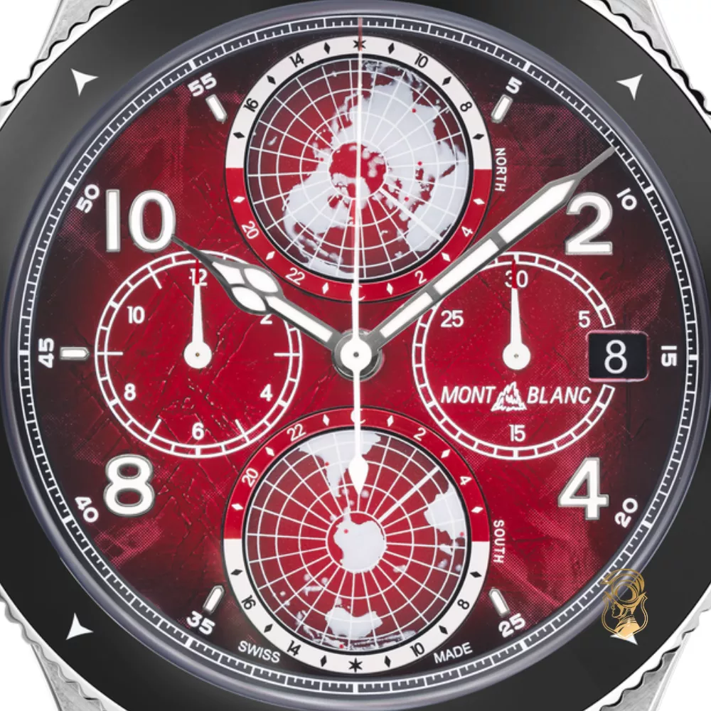 Montblanc 1858 Geosphere Chronograph Oxygen Limited Edition Watch 44mm