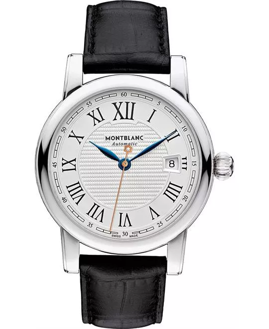 Montblanc Star 113644 White Dial Leather 43mm